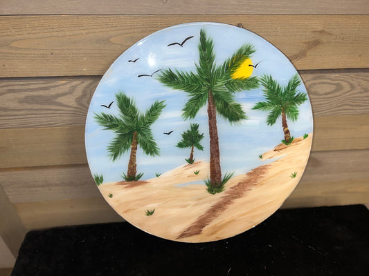 Palm Trees Resin Top